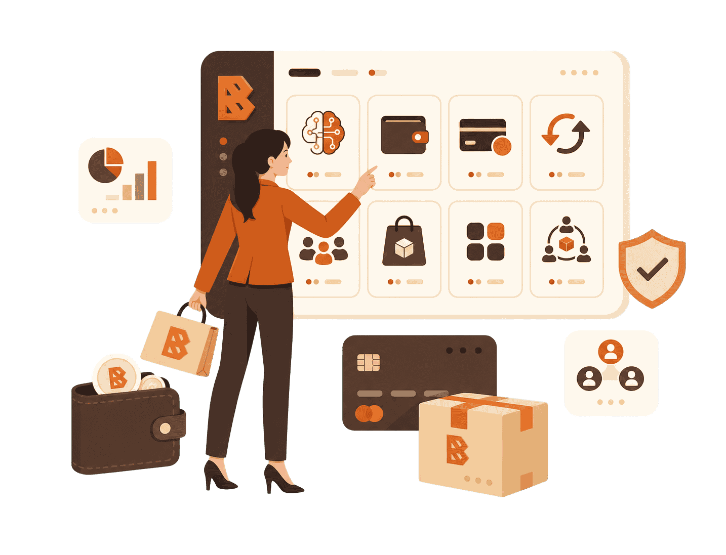 BNQ GLOBAL ecosystem illustration