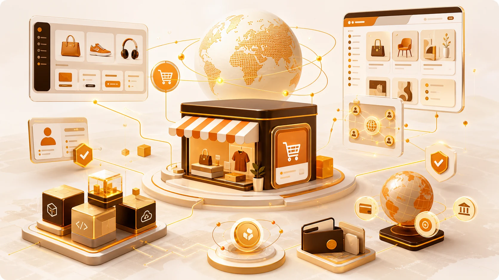 Global Commerce Ecosystem roadmap phase visual