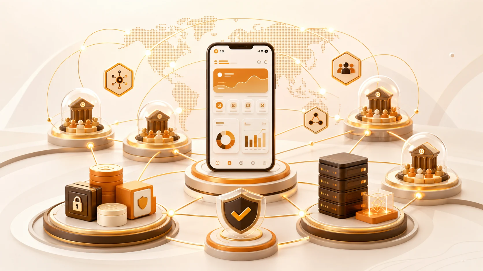 Global Digital Financial Infrastructure roadmap phase visual
